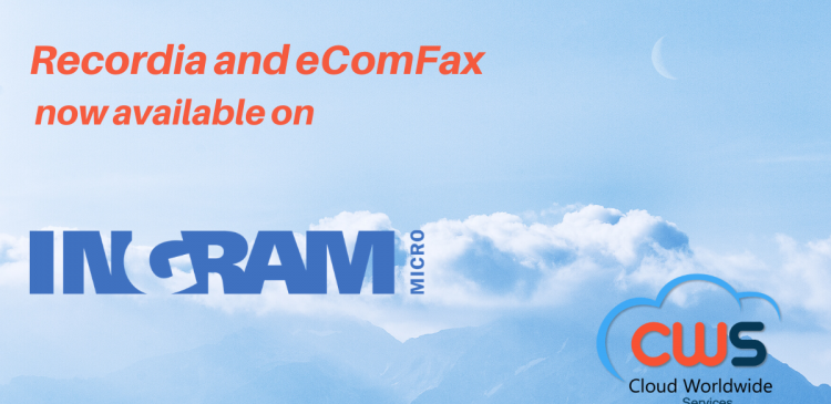 Recordia and eComFax now available in Ingram Micro Cloud marketplace